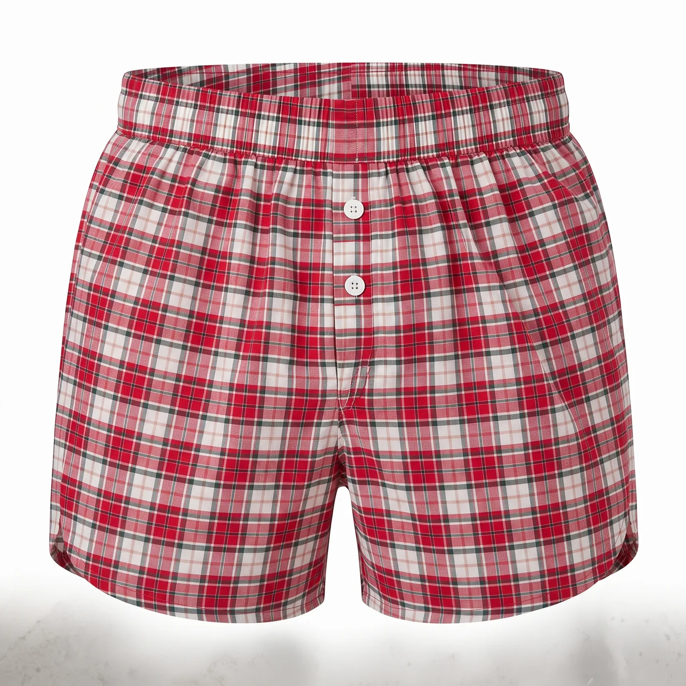 Boxer Tela Escoces Rojo 3