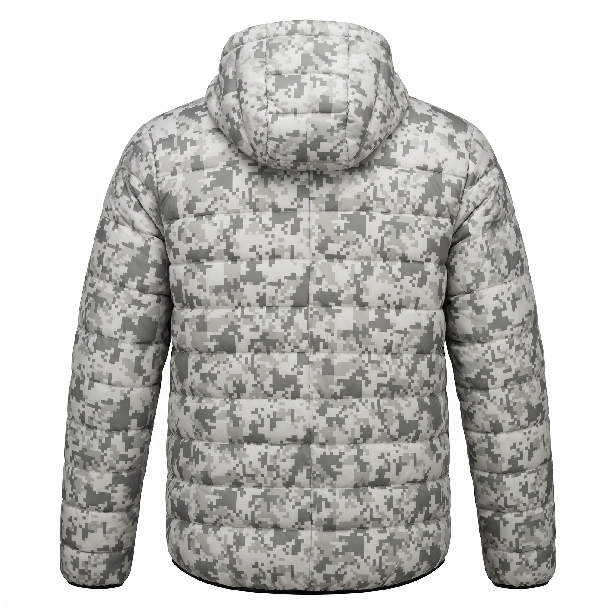 Campera Puffer U.S. Army – Camuflaje Digital con Capucha 4