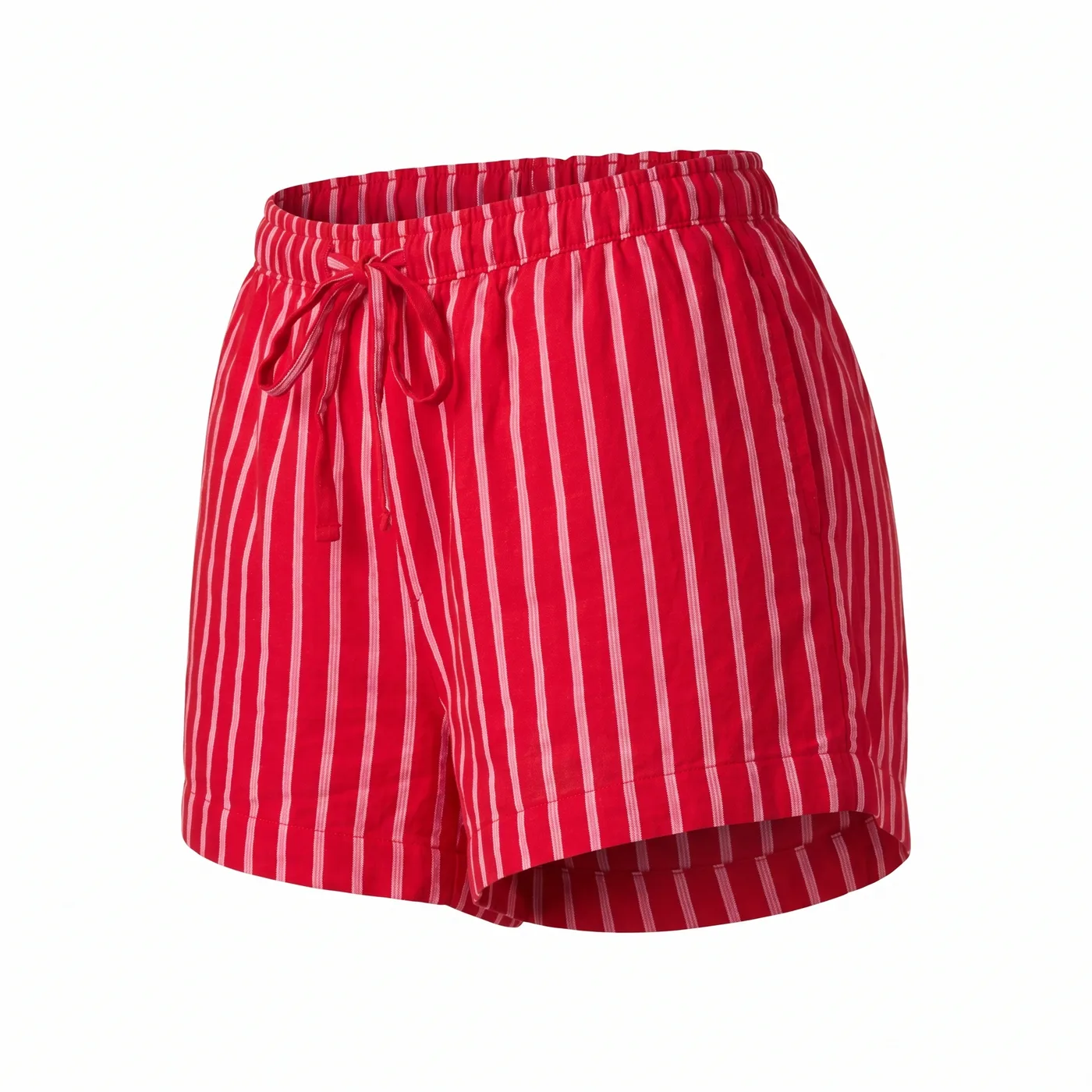 Boxer Tela Rojo Rayados 2