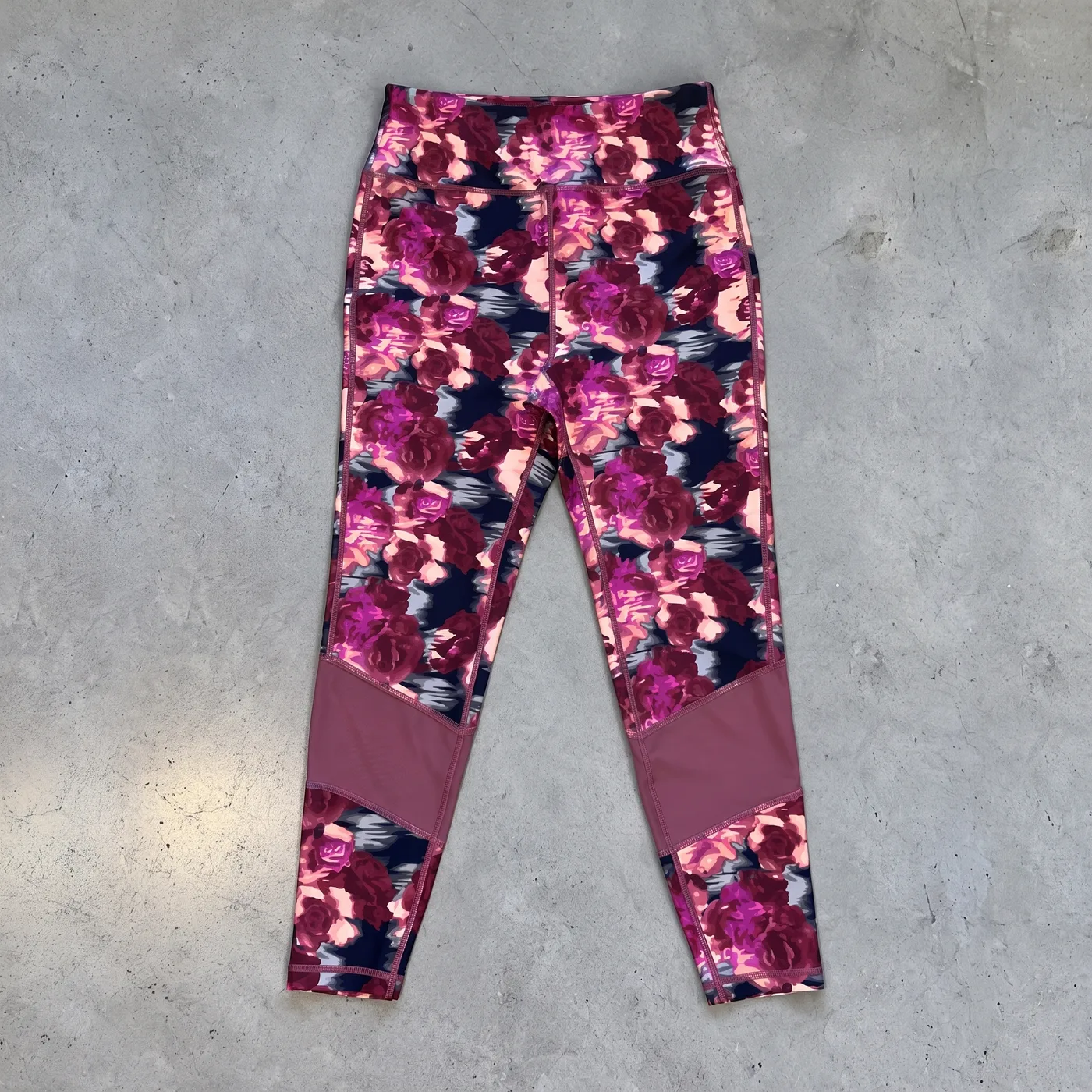 Calza Nine West Floral Tiro Alto