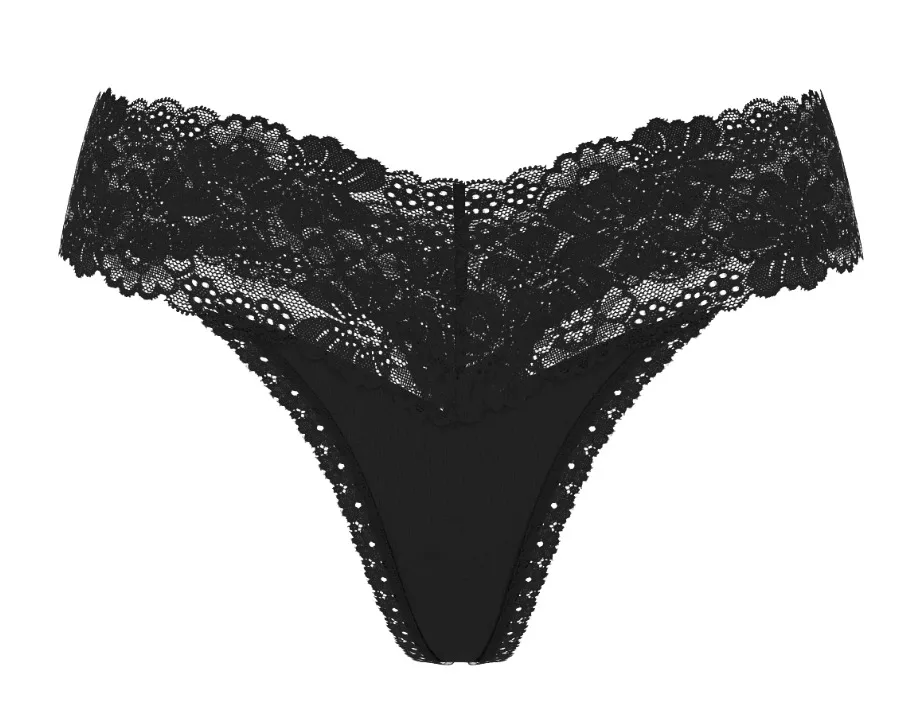 VS Pink Lace - Trim Thong 6