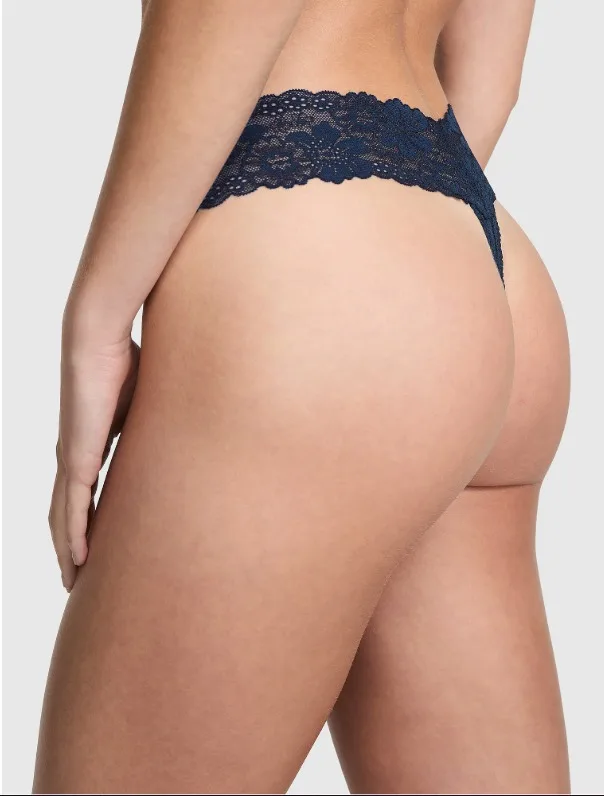 VS Pink Lace - Trim Thong