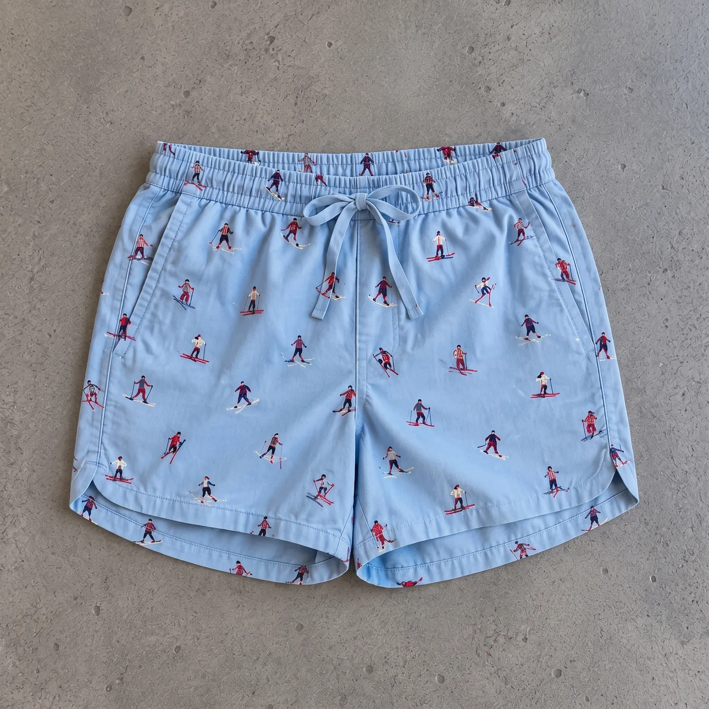 Boxer Tela Celeste con Squis